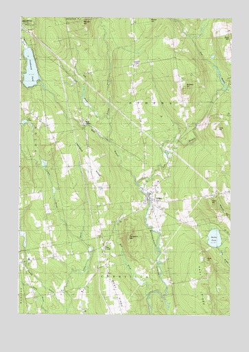 Athens, ME USGS Topographic Map