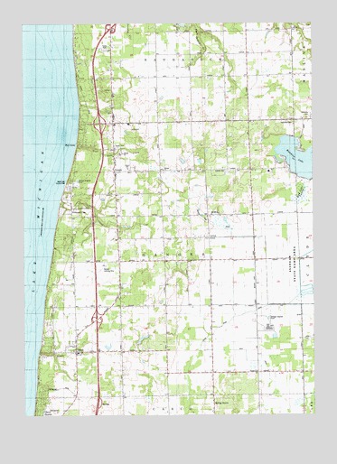 Glenn, MI USGS Topographic Map