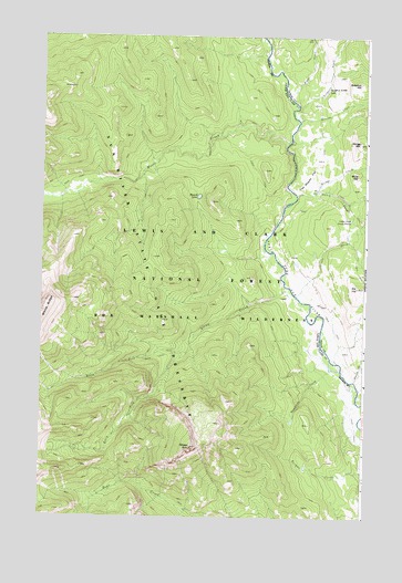Glenn Creek, MT USGS Topographic Map