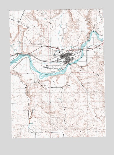 Glenns Ferry, ID USGS Topographic Map