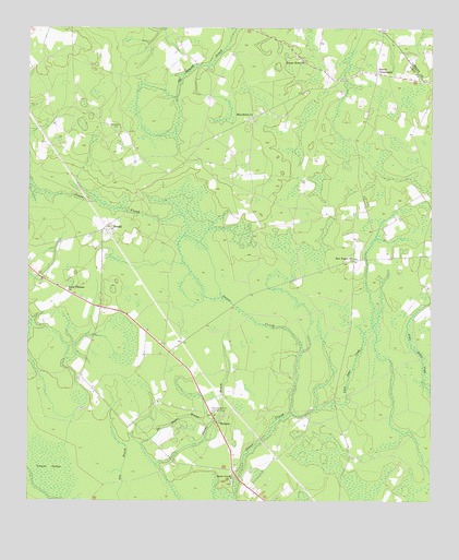 Glennville SE, GA USGS Topographic Map