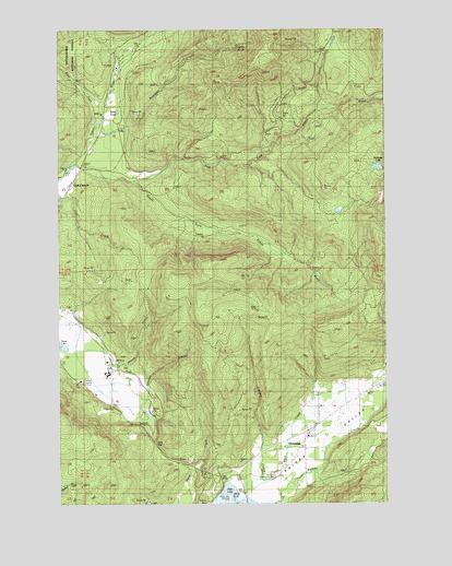 Glenoma, WA USGS Topographic Map