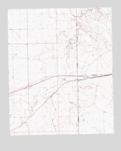 Glenrio, NM USGS Topographic Map