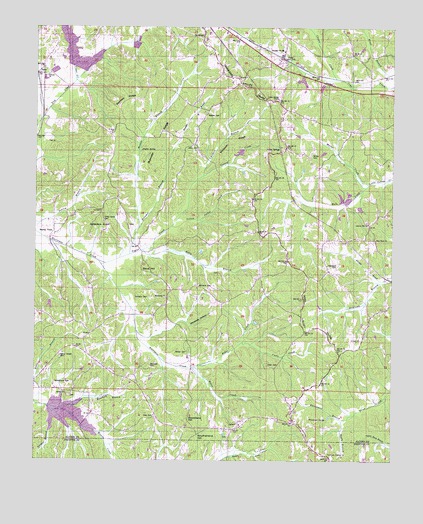 Glens, MS USGS Topographic Map