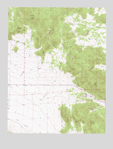 Glentivar, CO USGS Topographic Map