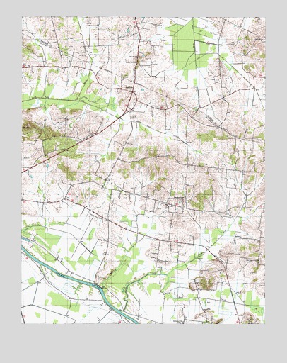 Glenville, KY USGS Topographic Map