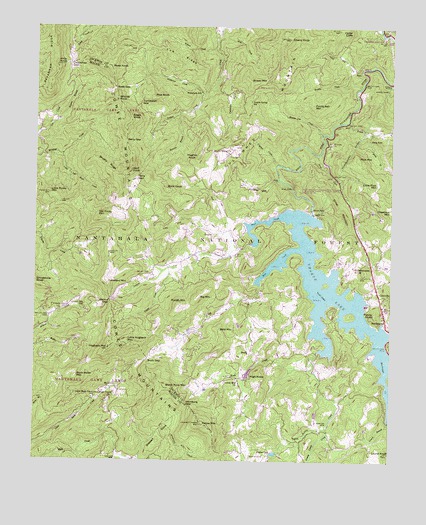 Glenville, NC USGS Topographic Map