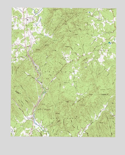 Glenwood, NC USGS Topographic Map