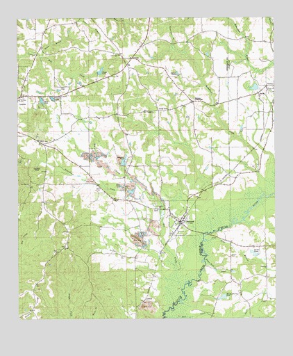Glenwood, AL USGS Topographic Map