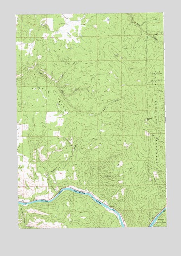 Glenwood, ID USGS Topographic Map