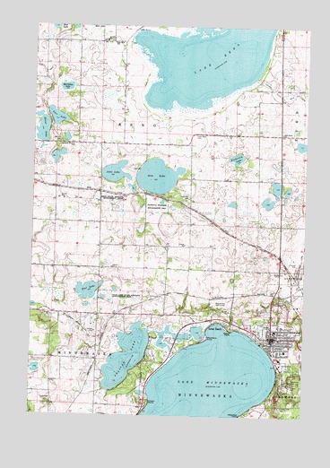 Glenwood, MN USGS Topographic Map