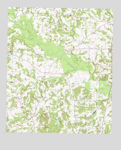 Glenwood, TX USGS Topographic Map