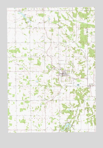 Glenwood City, WI USGS Topographic Map