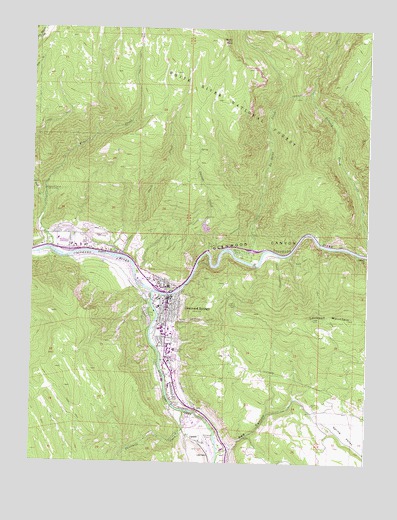 Glenwood Springs, CO USGS Topographic Map