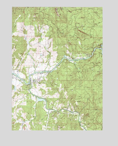 Glide, OR USGS Topographic Map