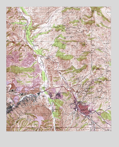 Globe, AZ USGS Topographic Map