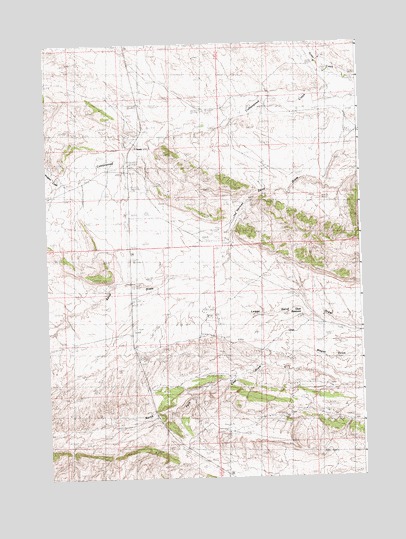 Gloin Reservoir, WY USGS Topographic Map