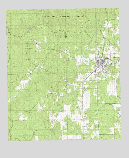 Gloster, MS USGS Topographic Map