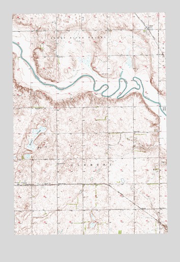 Glover, ND USGS Topographic Map