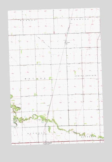 Glyndon North, MN USGS Topographic Map