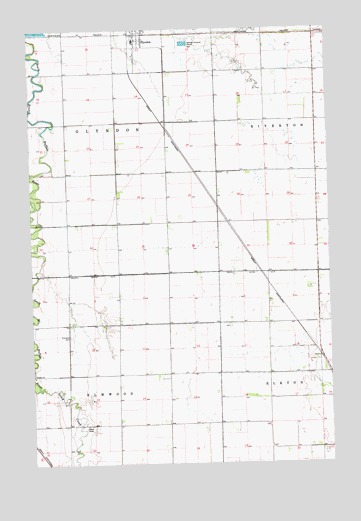 Glyndon South, MN USGS Topographic Map