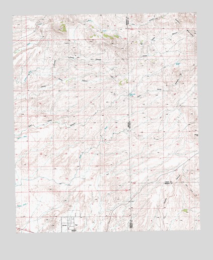 Goat Camp Spring, NM USGS Topographic Map