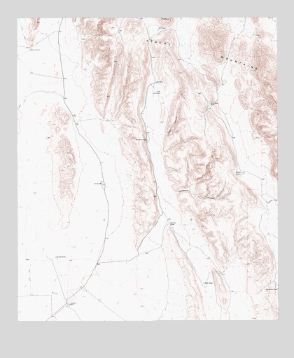 Goat Canyon, TX USGS Topographic Map
