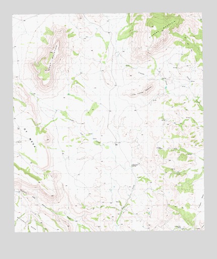 Goat Mountain, TX USGS Topographic Map