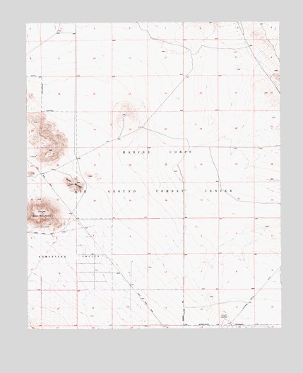 Goat Mountain, CA USGS Topographic Map