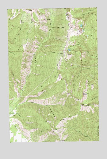 Goat Peak, MT USGS Topographic Map