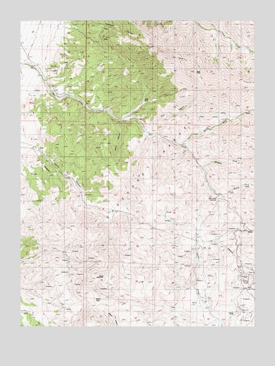 Goat Peak, NV USGS Topographic Map