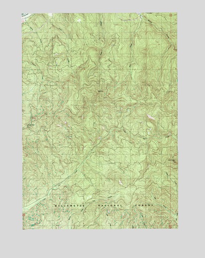Goat Point, OR USGS Topographic Map