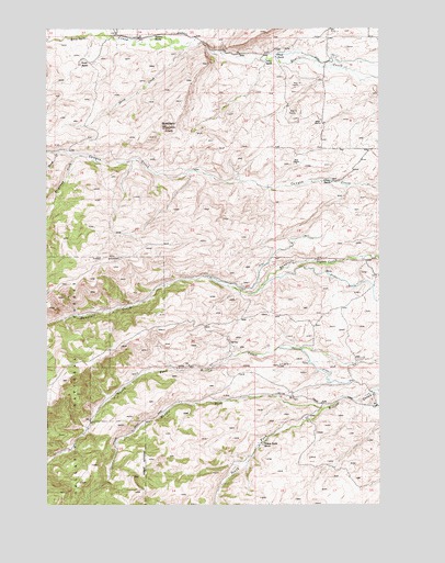 Gobblers Knob, MT USGS Topographic Map