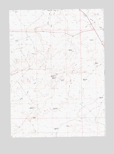 Gobblers Knob, WY USGS Topographic Map