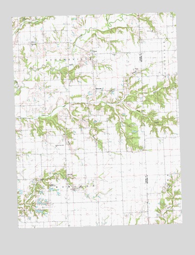 Athensville, IL USGS Topographic Map
