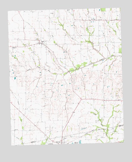 Gober, TX USGS Topographic Map