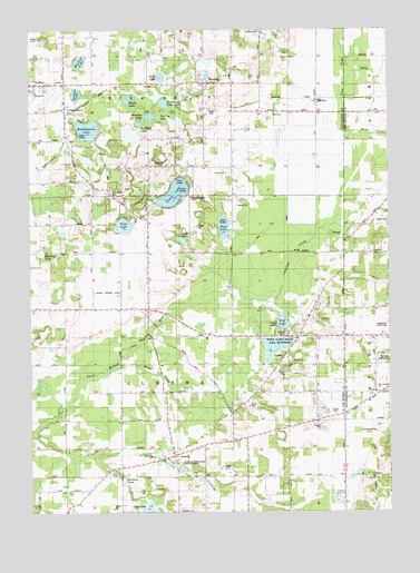 Gobles East, MI USGS Topographic Map