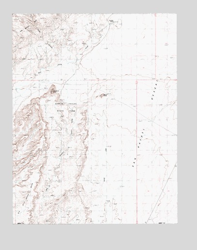 Goblin Valley, UT USGS Topographic Map