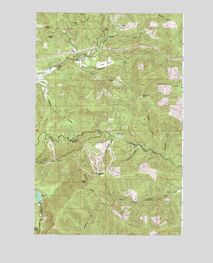 Goddards Peak, WA USGS Topographic Map