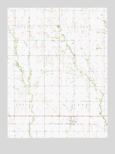 Athol, KS USGS Topographic Map