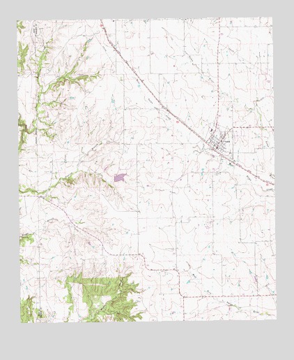 Godley, TX USGS Topographic Map