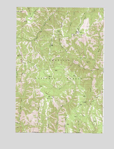 Godman Spring, WA USGS Topographic Map