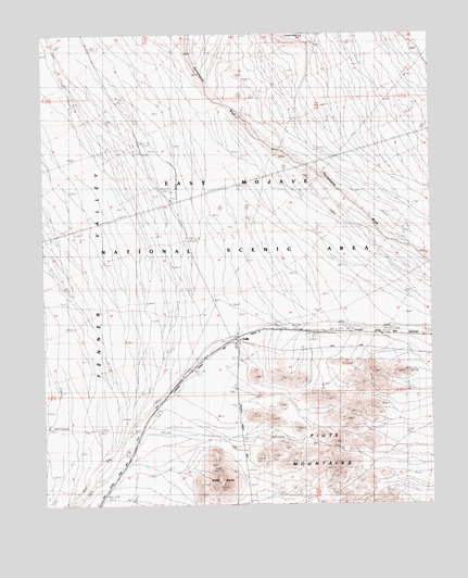 Goffs, CA USGS Topographic Map