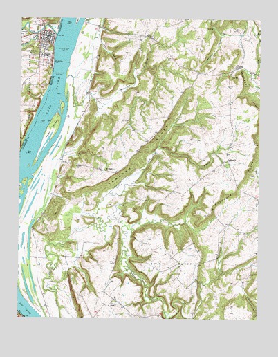 Golconda, IL USGS Topographic Map