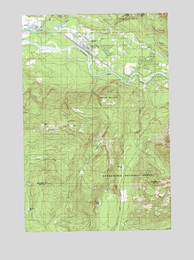 Gold Bar, WA USGS Topographic Map
