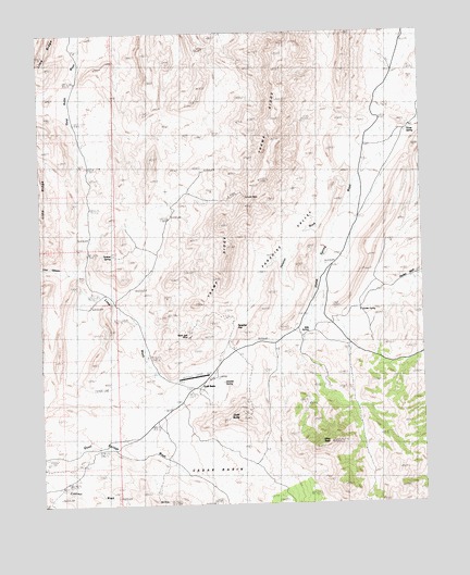 Gold Butte, NV USGS Topographic Map