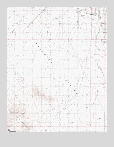 Gold Center, NV USGS Topographic Map