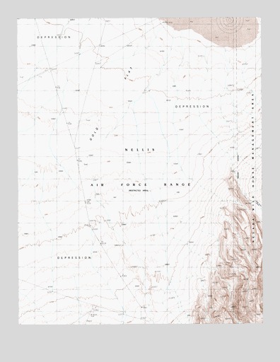Gold Flat East, NV USGS Topographic Map