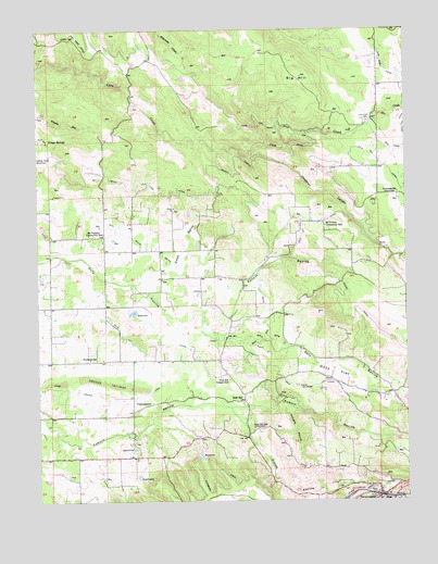 Gold Hill, CA USGS Topographic Map