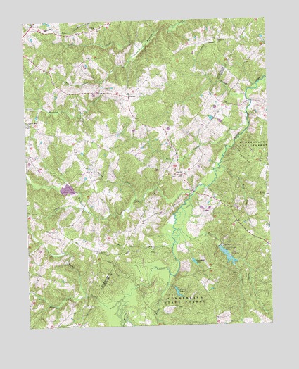 Gold Hill, VA USGS Topographic Map